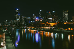 Melbourne city skyline