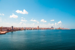 Havana, Cuba shoreline